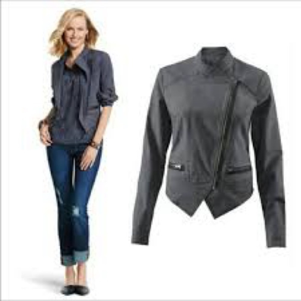 CAbi Twilight Moto Jacket Size Medium